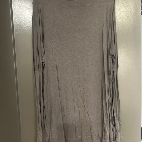 Ann Demeulemeester Charcoal Long Sleeve Top - Picture 2 of 7